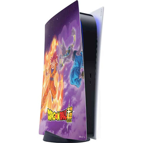 Dragon Ball Super Goku vs Beerus PS5 Digital Edition Console Skin
